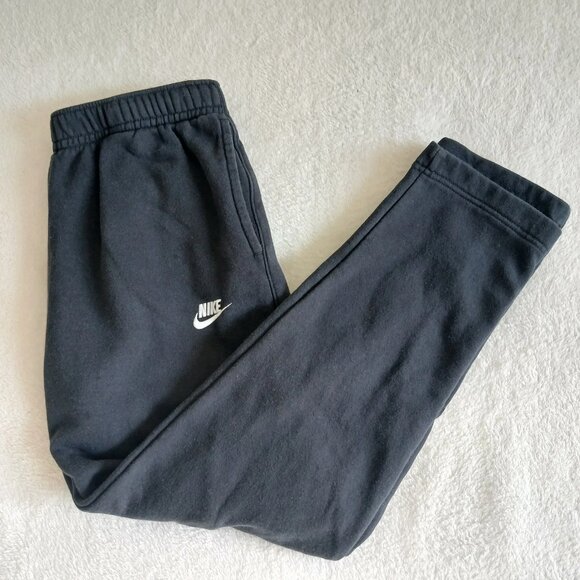 Nike Pants - Nike Sportswear Club Fleece Jogger Pants - Black/White, Size M